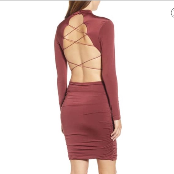 Strappy bodycon dress with open back - XS - Picture 1 of 3